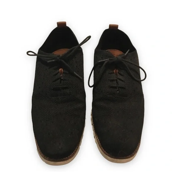 COLE HAAN MEN ZEROGRAND STITCHLITE OXFORD / Size 10.5 Medium / Black & Brown - Picture 2 of 6